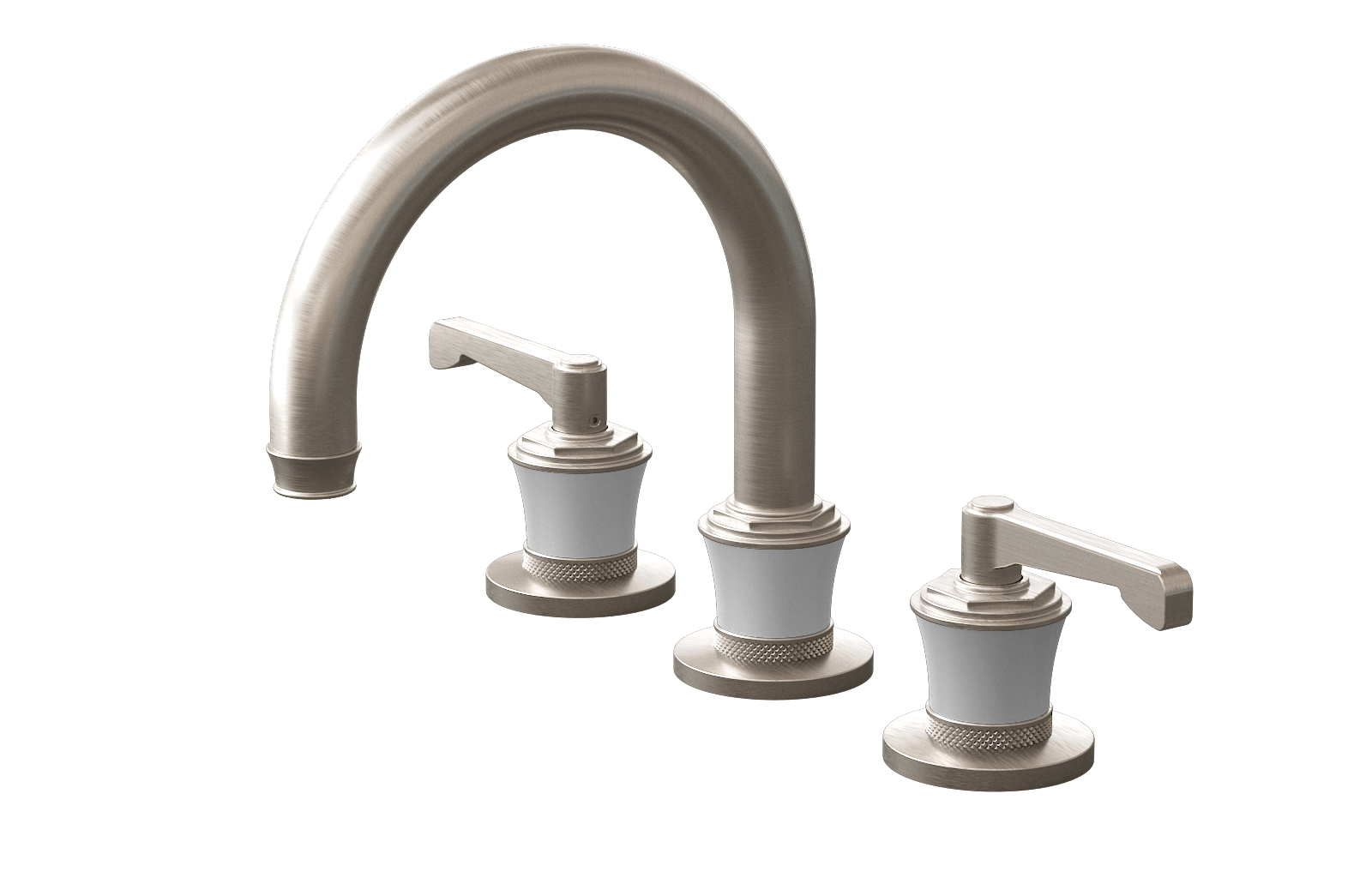 E-11612-R3WT-LM60B-SN Смеситель для умывальника на 3 отвертия GRAFF Vignola