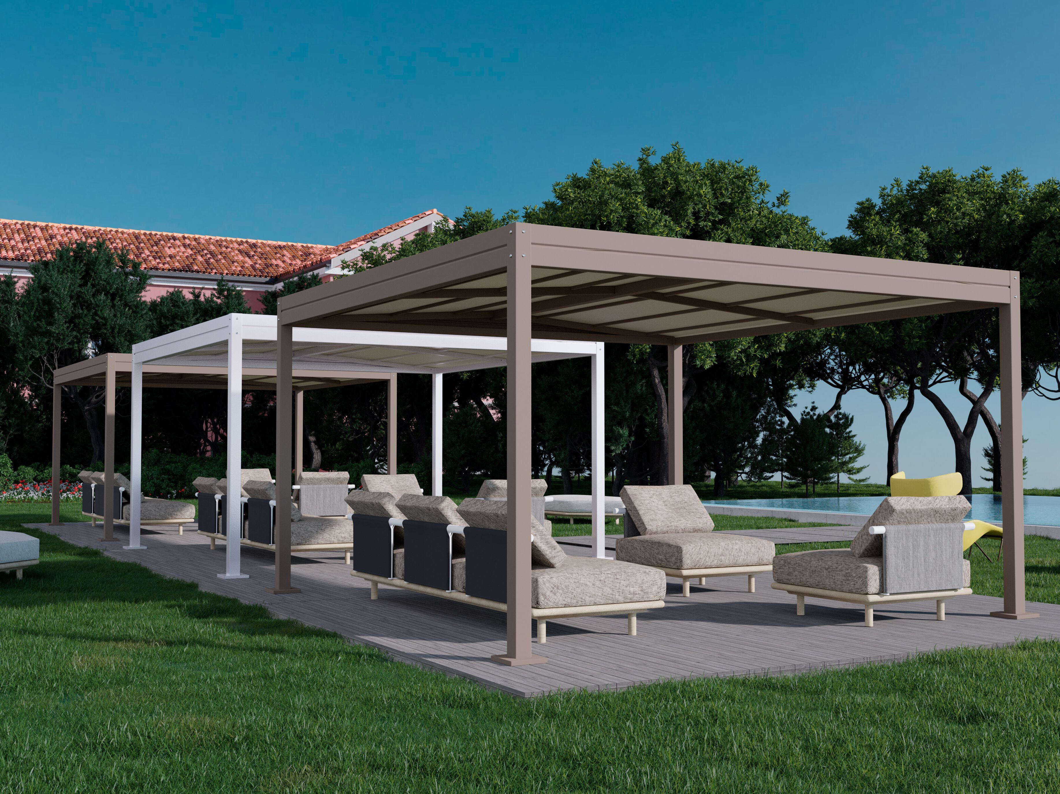 Отдельно стоящие конструкции с ПВХ покрытием или панелями L'Officina by Adami S1-S2 ARCH-00111015