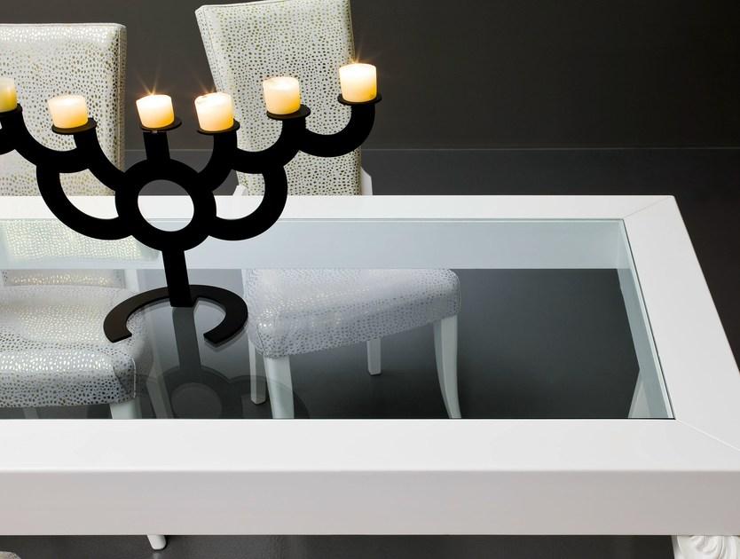Modenese Gastone Прямоугольный лакированный обеденный стол Minimal baroque 42108 - Вид №3