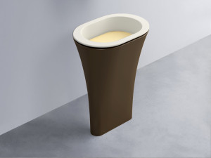 AMLA65-TL+AMPILO-CN+AMCOLO-CA Раковина Amedeo Ovale отдельностоящая cielo Enjoy + Amedeo