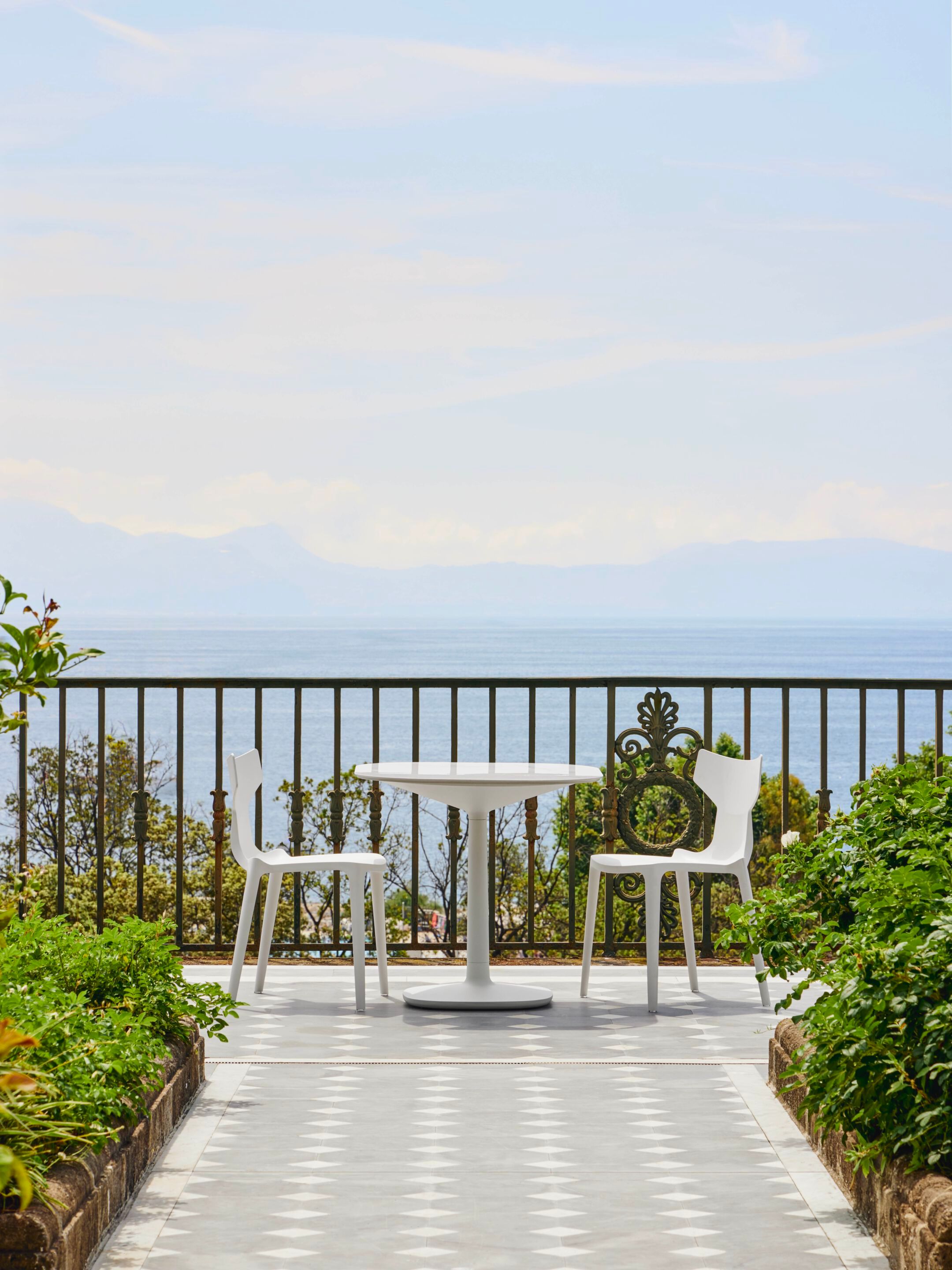 Квадратный садовый стол из керамогранита Kartell MULTIPLO ARCH-00109454 - Вид №5