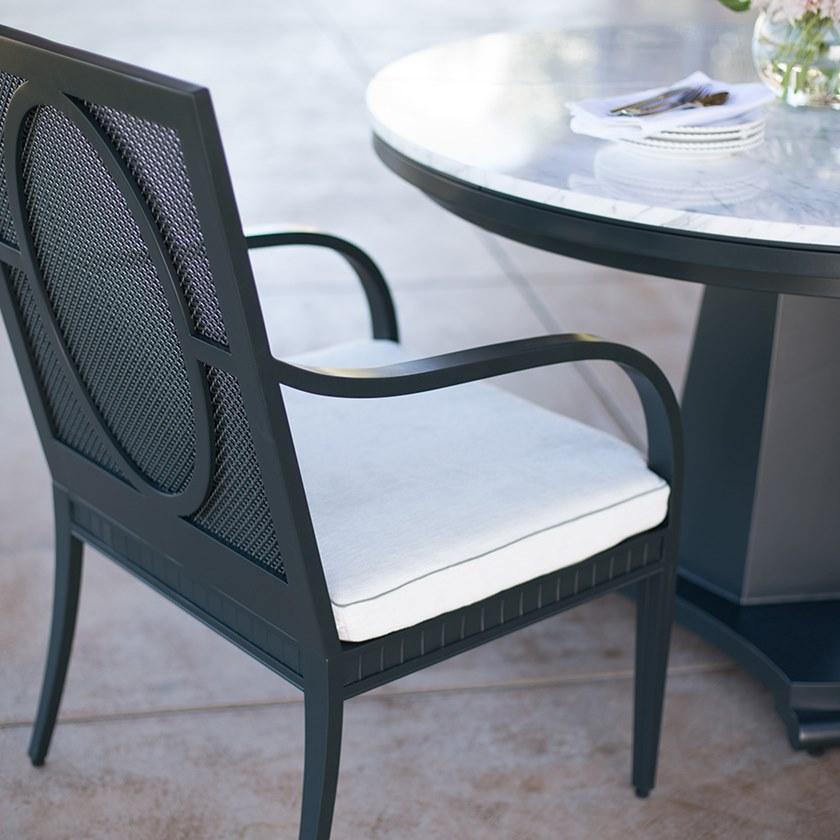 JANUS et Cie Стул из алюминия с порошковым покрытием и подлокотниками Savannah sun-id-1469934 - Вид №8