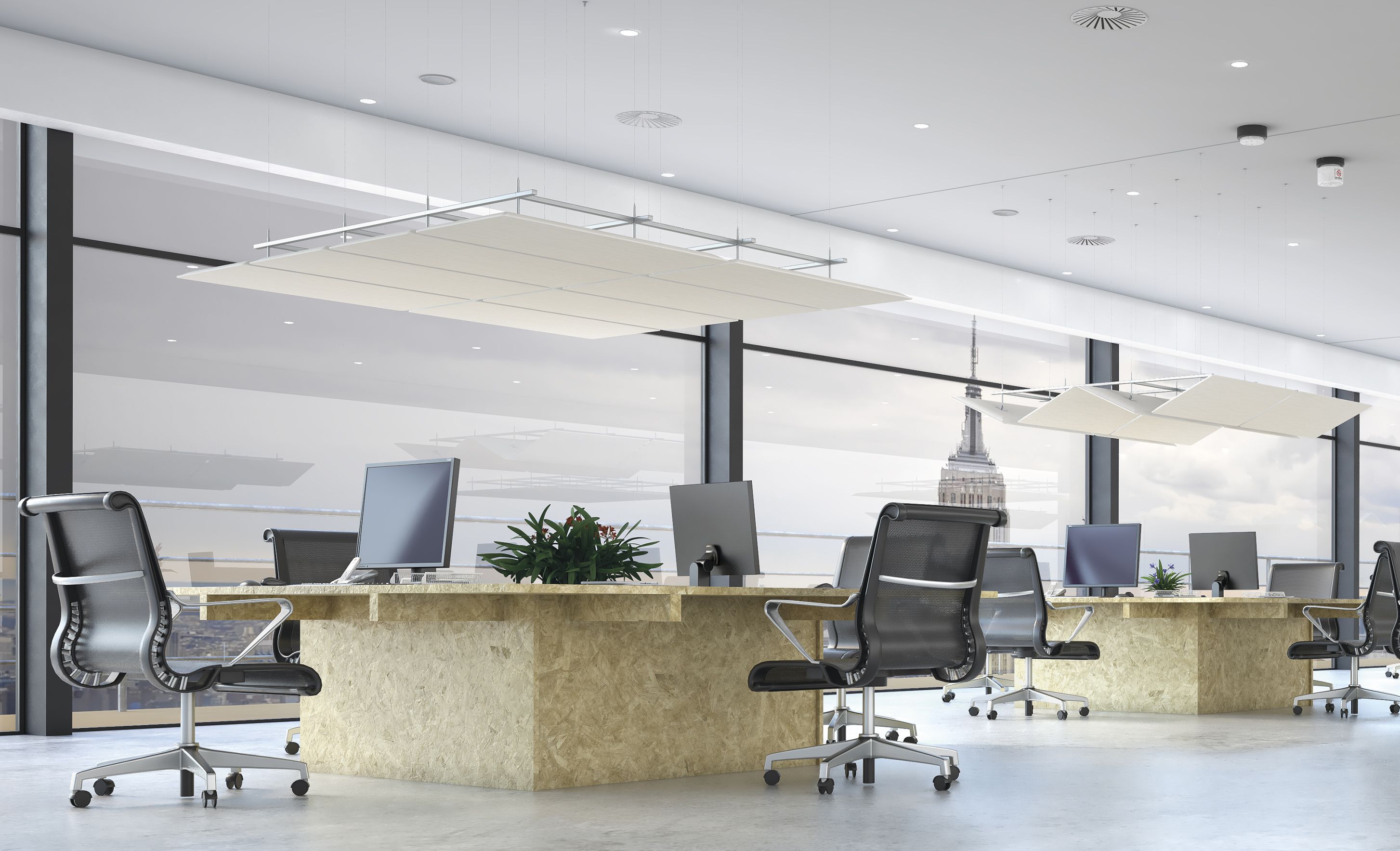 Акустическая подвесная панель из Trevira® CS Caimi Brevetti FLOAT ARCH-00146985 - Вид №4