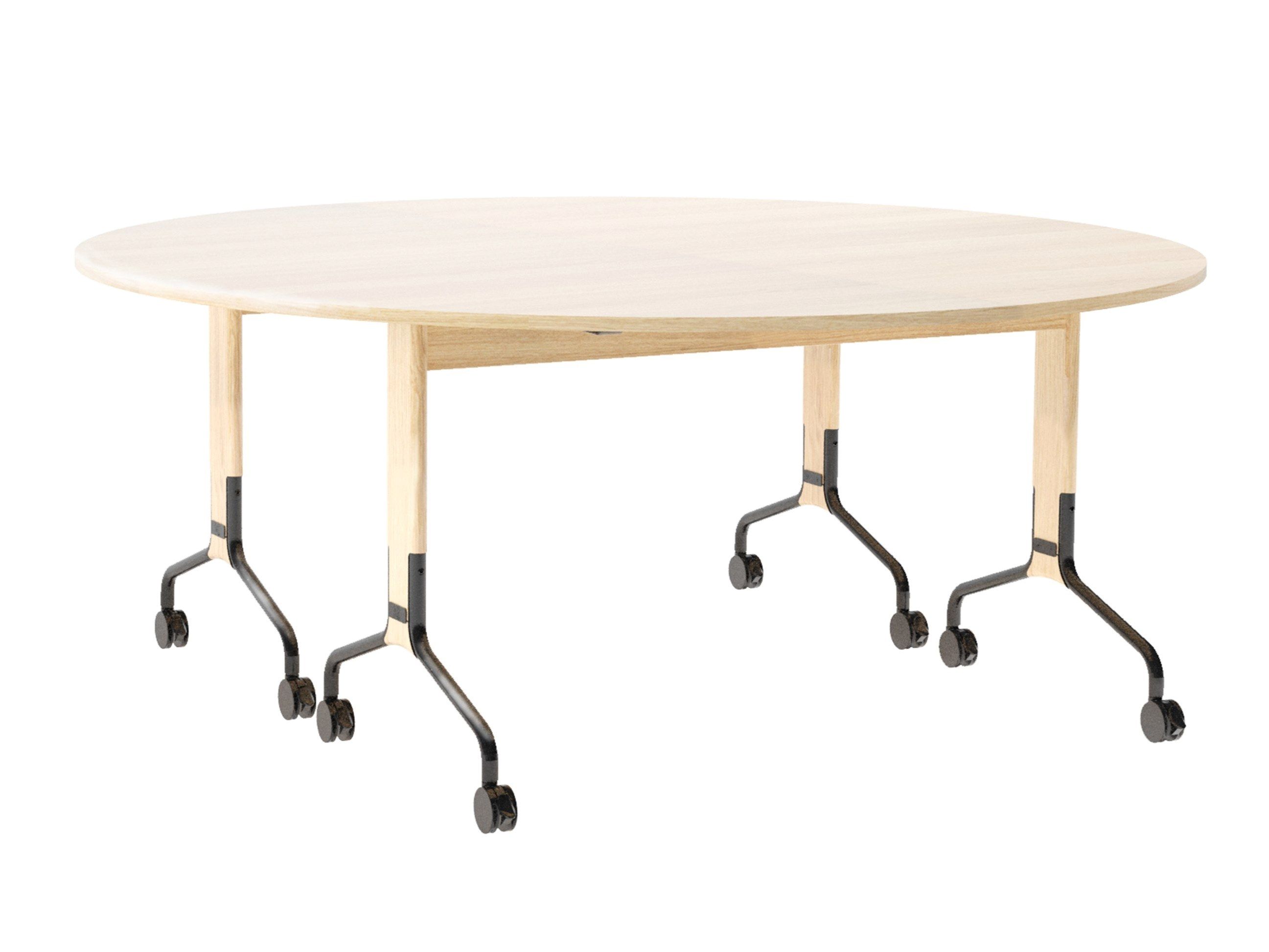 Круглый стол с откидным верхом из шпона Karl Andersson ROLLO ARCH-00070405