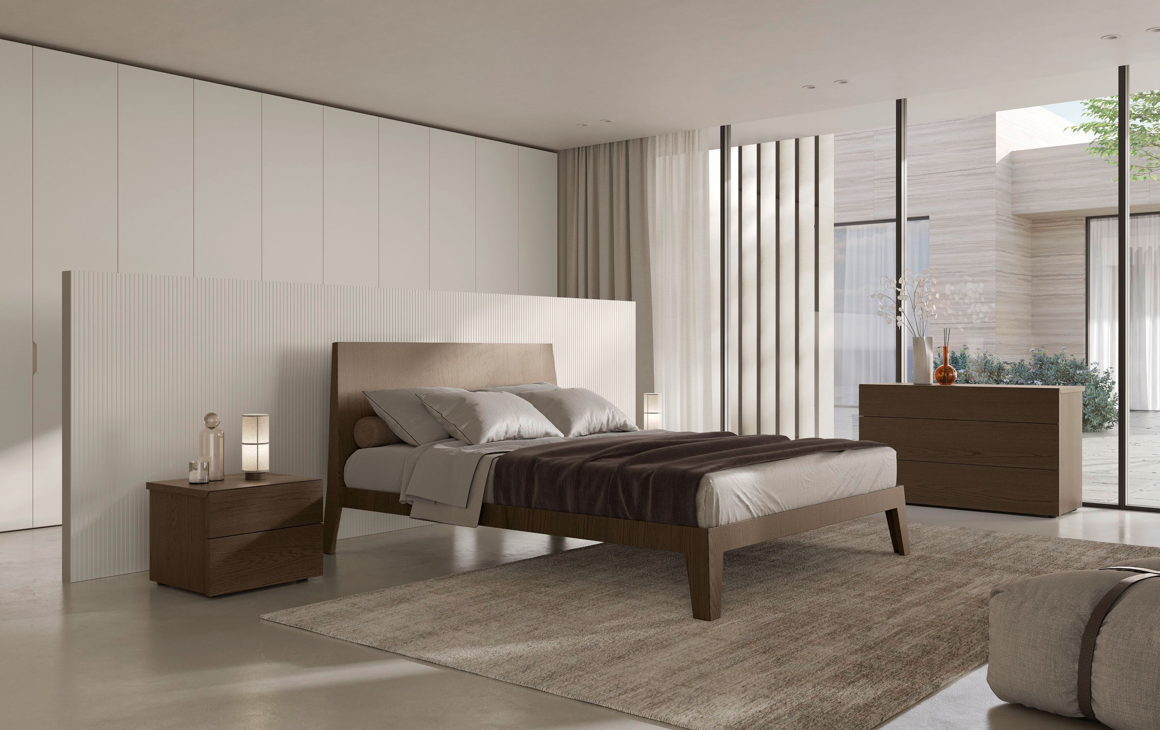 Деревянная прямоугольная тумбочка с ящиками Olivieri Леонардо ARCH-00099045 - Вид №4