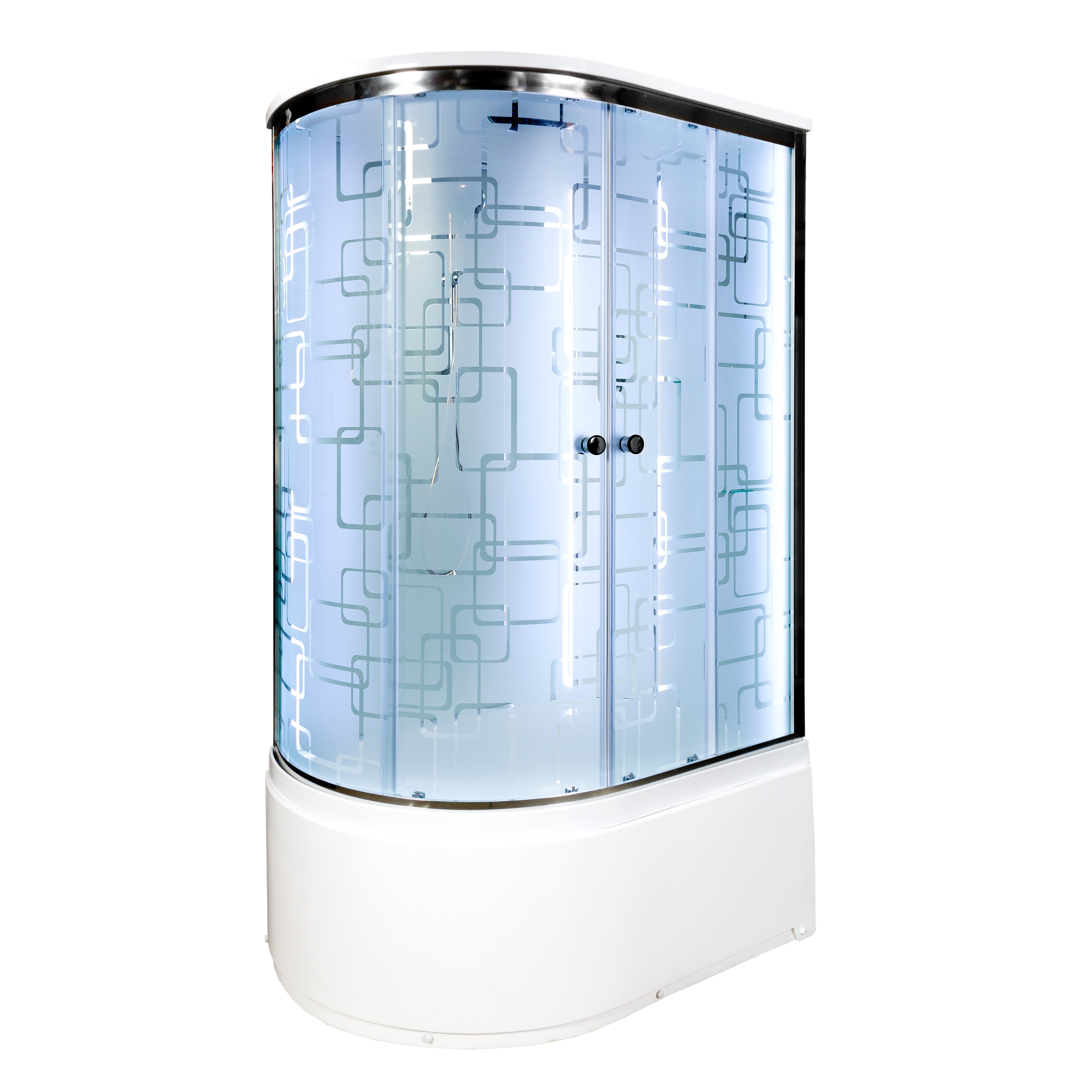 D279 Душевая кабина DETO Серия D ЕМ4511 R LED с гм. - Вид №1