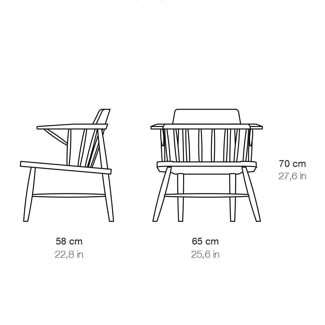 Стул из массива дерева с подлокотниками Branca Lisboa R&B2 ARCH-00047202 - Вид №10
