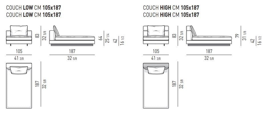 Модульный угловой диван из ткани Minotti ALEXANDER ARCH-00105167 - Вид №25
