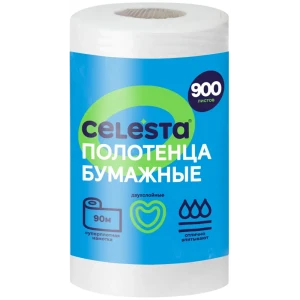 Бумажное полотенце Celesta двухслойные 90 м 89419236 STLM-2109974
