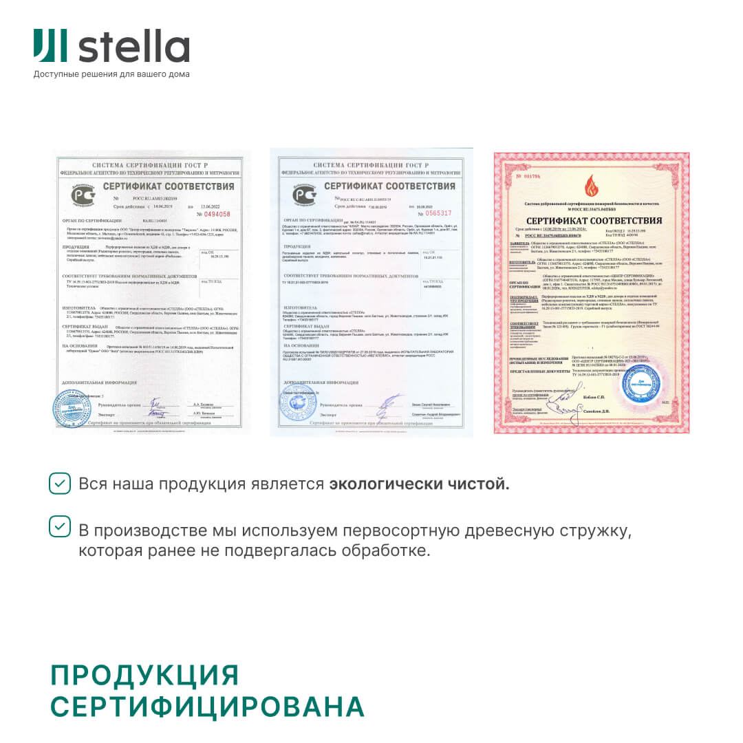 Панель Стеновая Акустическая Stella Trend Standart Белый 2780х600х21 (уп.1шт.) STSR-18 - Вид №8