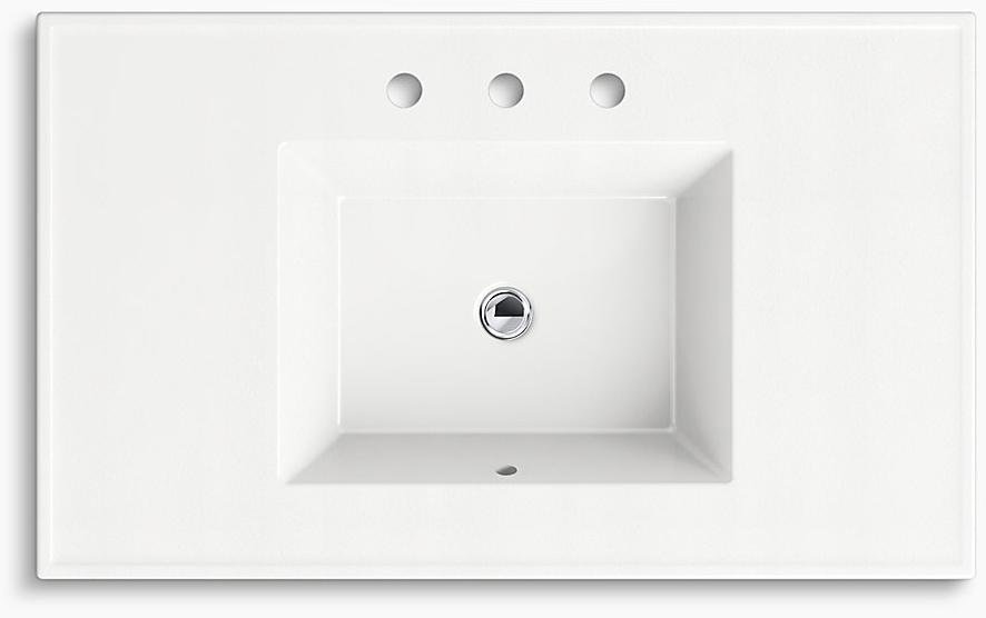 K-2781-8-G82 Накладная раковина на столешницу  прямоугольная Kohler  - Вид №3