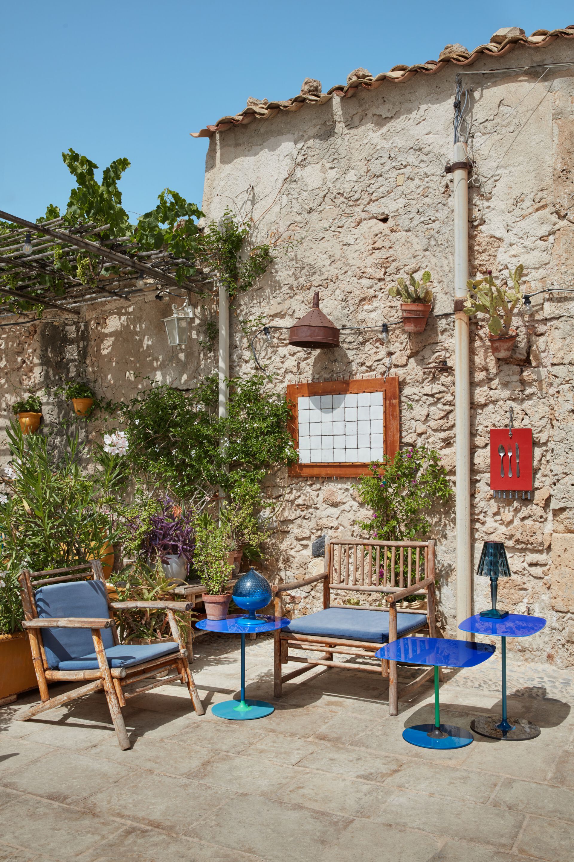 Прямоугольный журнальный столик с хрустальной столешницей и стальным основанием Kartell Тьерри ARCH-00090460 - Вид №7