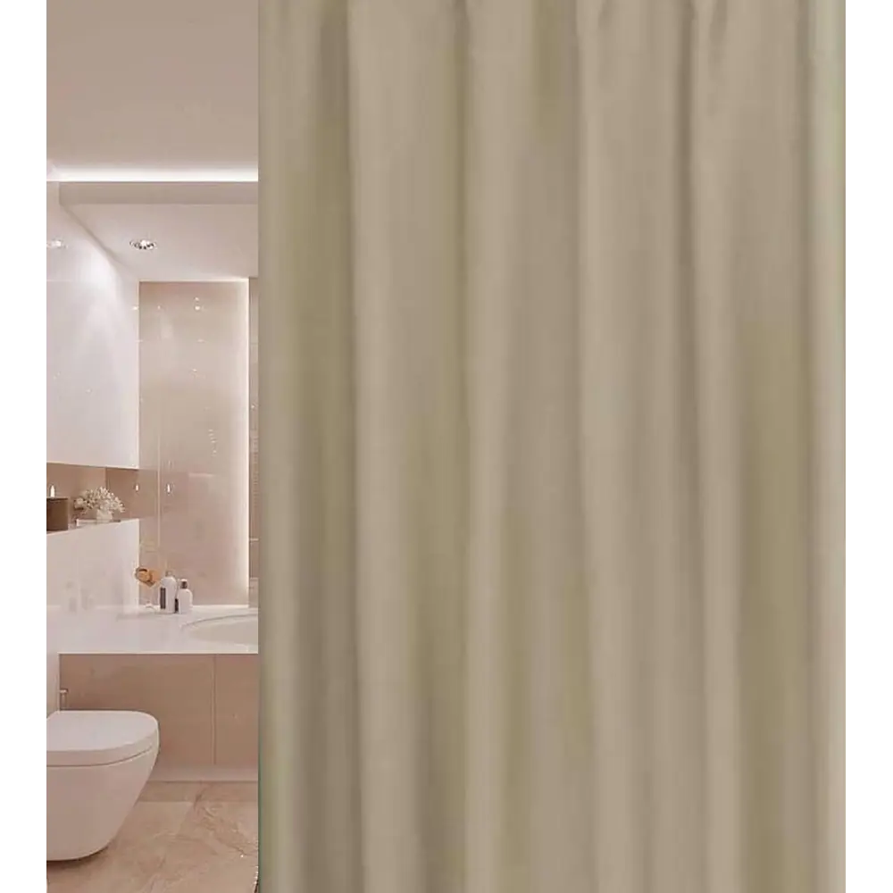 Штора для ванной Primanova Premium 180x200 см полиэстер цвет капучино STLM-2185148 - Вид №4