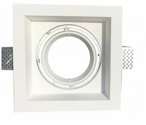 GESSO Встраиваемый в потолок держатель точечного светильника из гипса