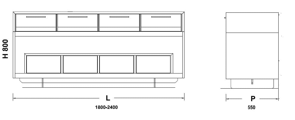 Напольная мебель для ванной MOMA Design Excellent ARCH-00121543 - Вид №4