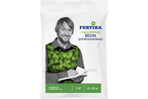 16267487 Удобрение для вечнозелёных Хвойное, весна, 1 кг 4620005610934 Fertika