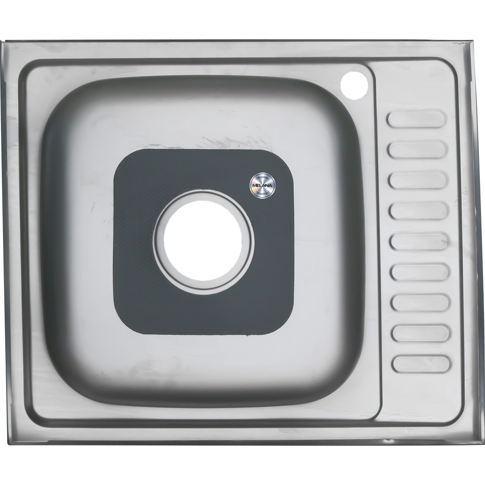Мойка 6050 R MELANA 0,4/160 накладная прямоугольная (127 t R*20) 127 t R (*20) - Вид №2