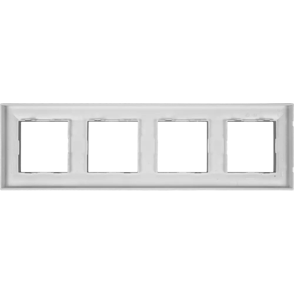 Рамка для розеток и выключателей Legrand Structura 4 поста цвет белый STLM-2127305 - Вид №2