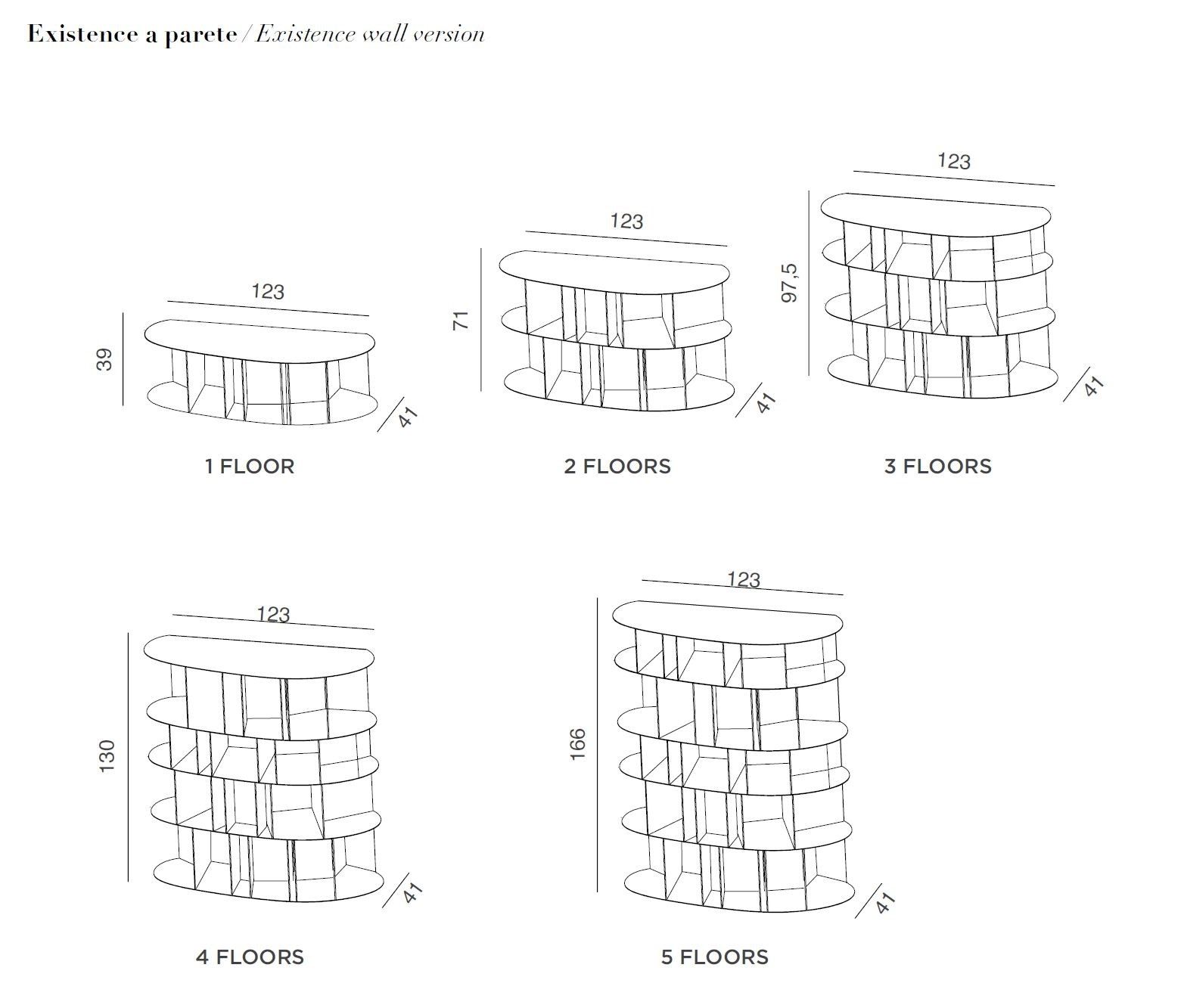Металлический книжный шкаф DE CASTELLI Existence ARCH-00093745 - Вид №5