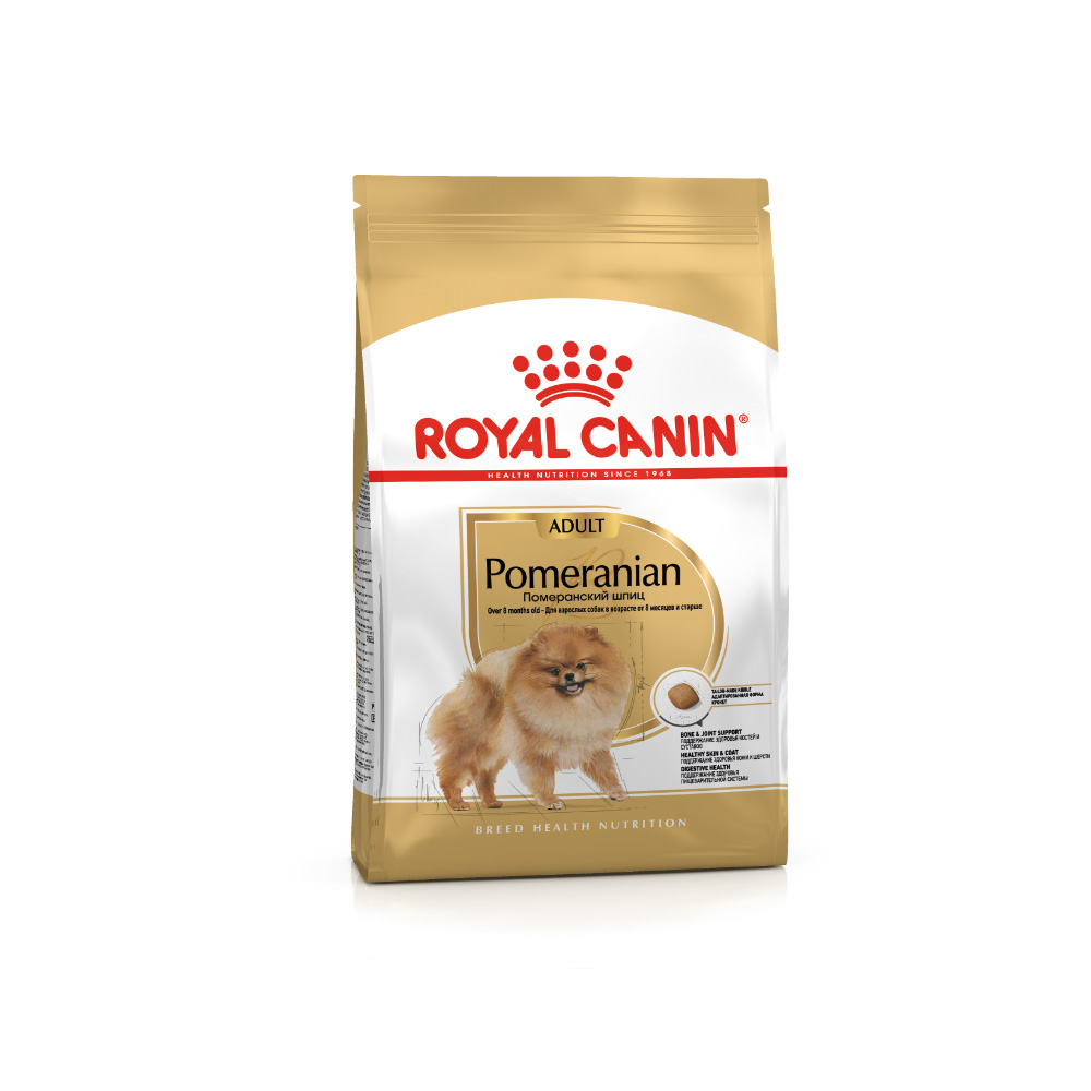 ПР0051754 Корм для собак Pomeranian для породы Померанский шпиц старше 8 месяцев сух. 1,5кг ROYAL CANIN 