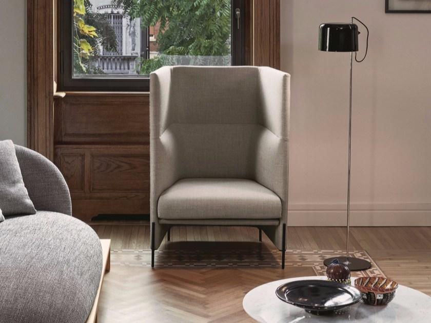 arflex Мягкое кресло из ткани с высокой спинкой Algon sun-id-1352098 - Вид №3