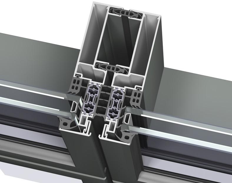 Reynaers Aluminium Сплошная фасадная система из алюминия Curtain wall sun-id-1347951 - Вид №1
