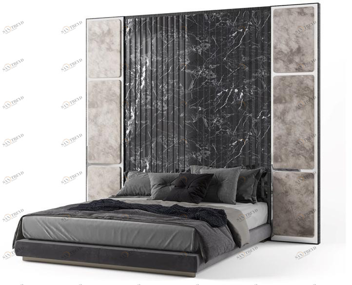 DWFI Высокое изголовье из Corian® для двуспальной кровати  00002234 