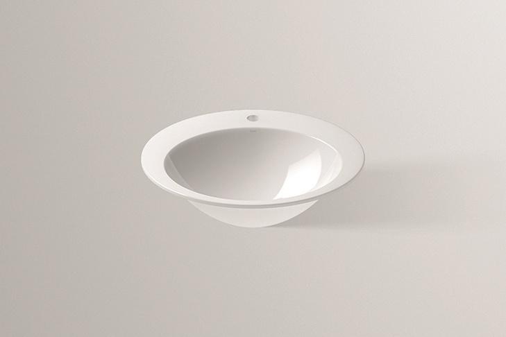 2104100000 Встраиваемая раковина, eb.o600h, белая, proshield Alape серия O 