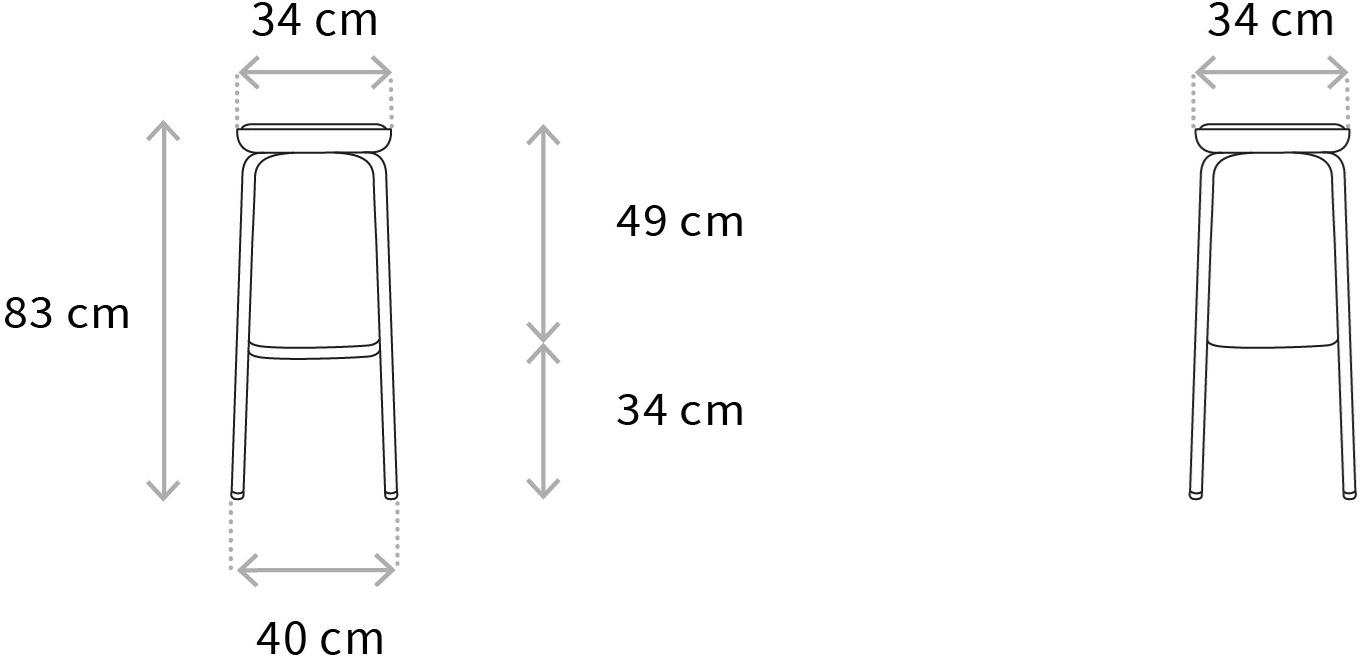 Wagner Высокий садовый табурет с подставкой для ног W-2020 Wm600... - Вид №3