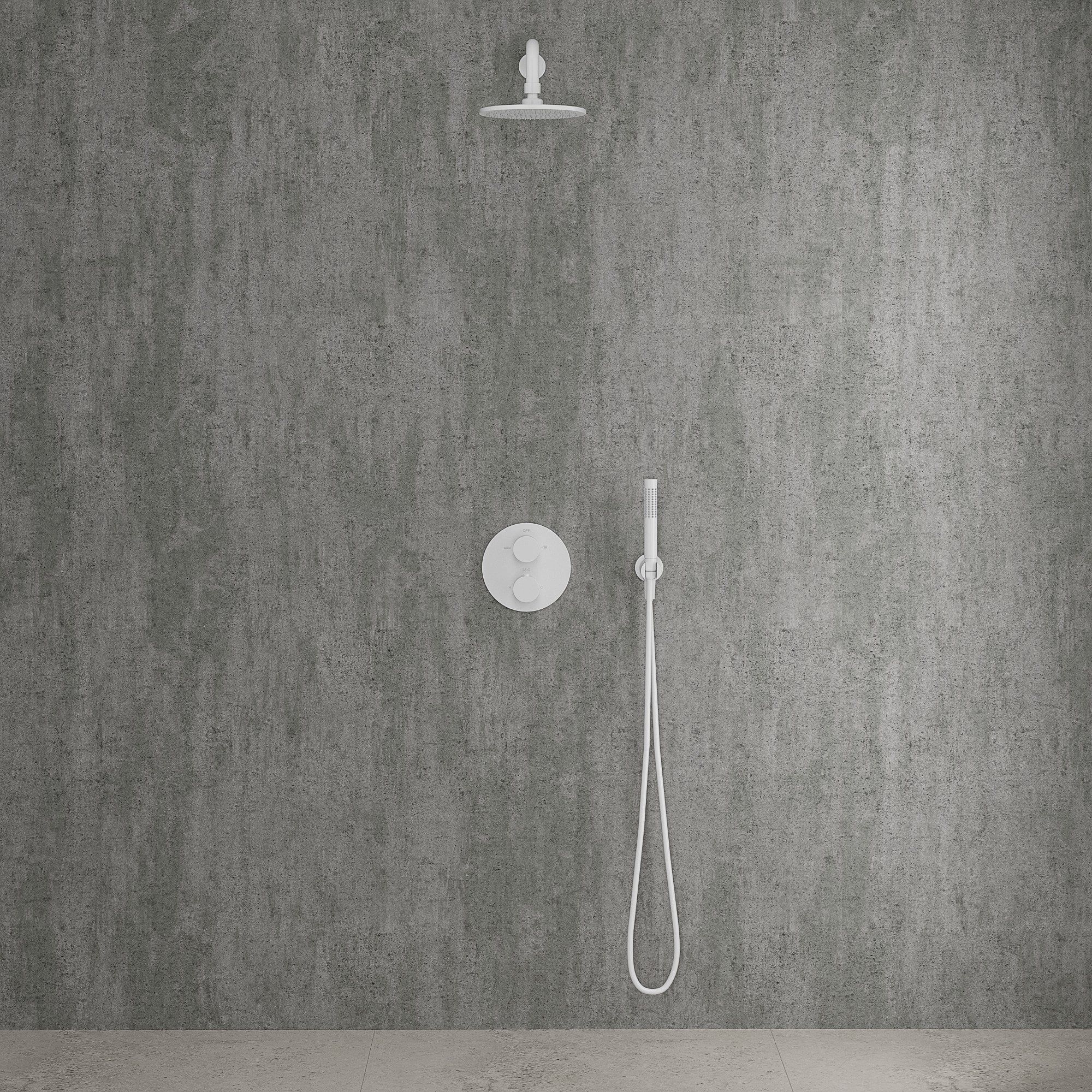 Встраиваемый смеситель для душа с 4 отверстиями и ручным душем LUSSO Luxe ARCH-00019541 - Вид №8