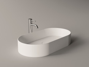 Керамическая овальная столешница