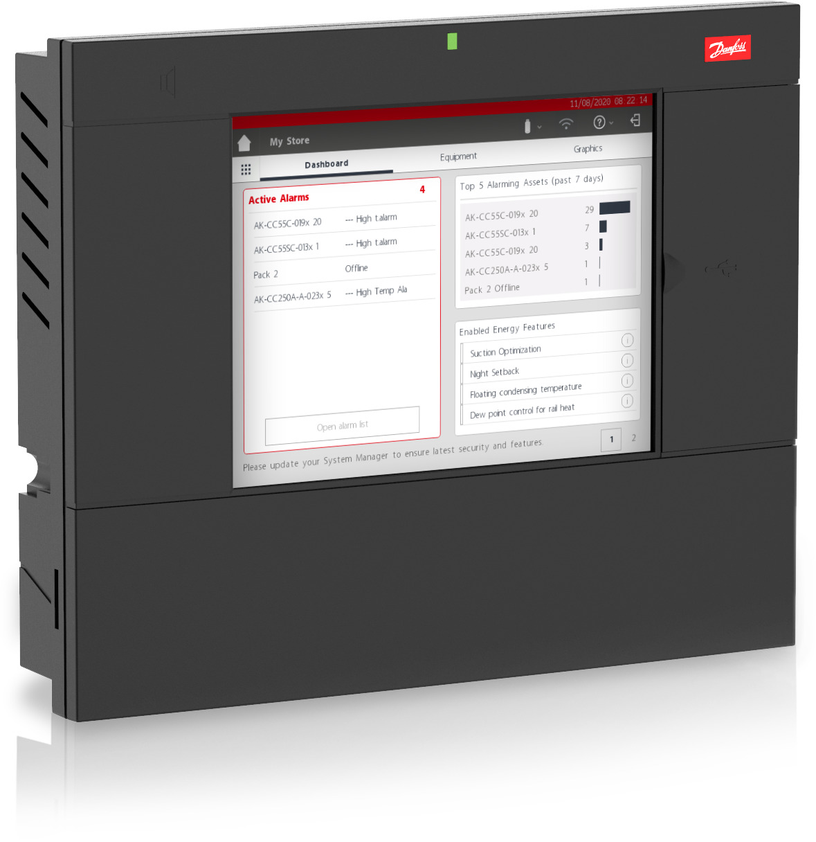 Danfoss AK-SM 800 AK-SM820 Блок управления 080Z4004  - Вид №2