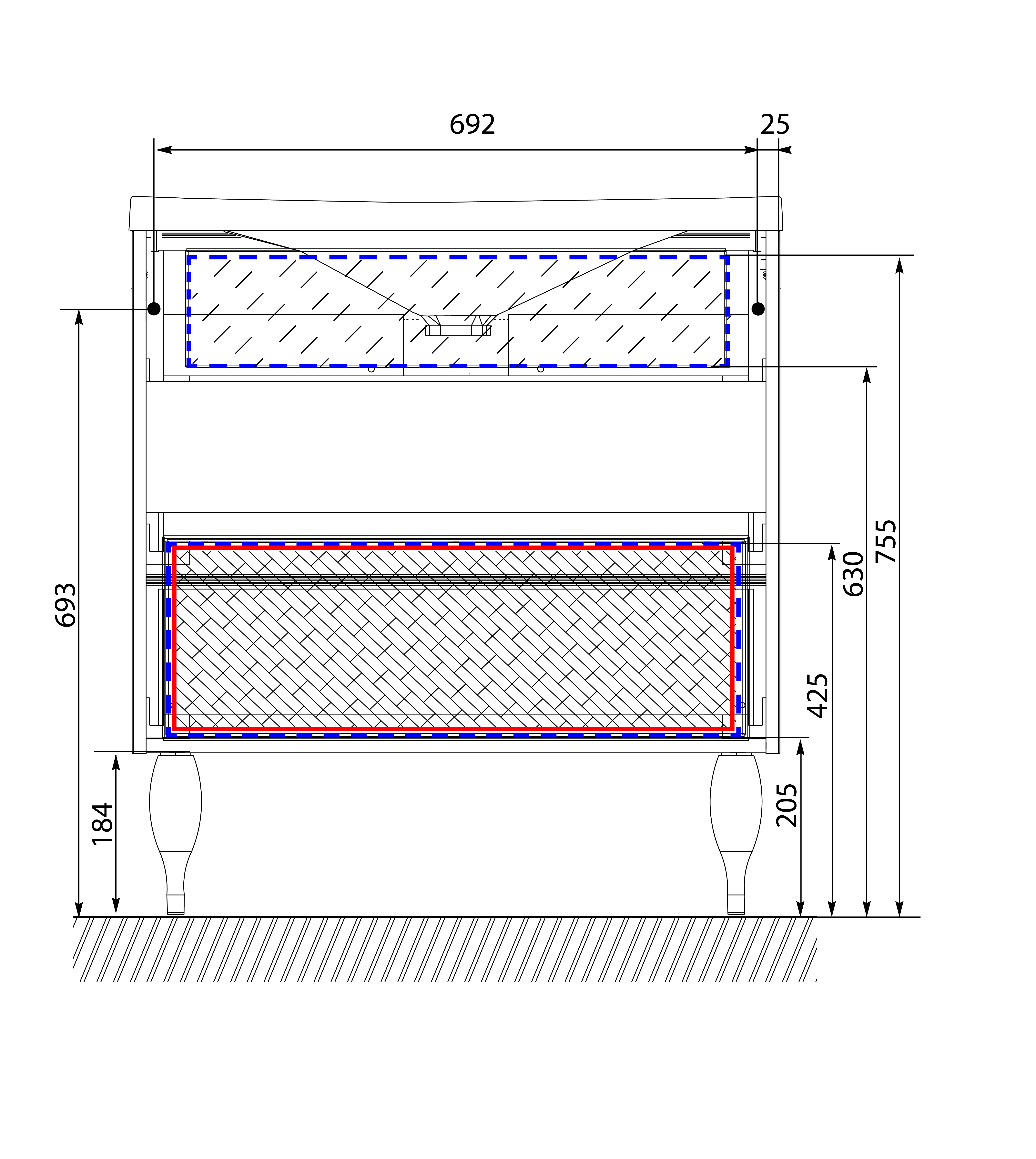 У71290 Тумба с раковиной Lumier 75Н 3в.я. White 1 Marka Art - Вид №1