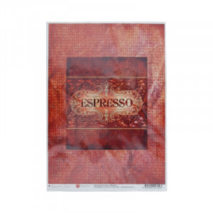 01724 Декупажная карта 21 x 29.7 см "Espresso" Чип-Арт