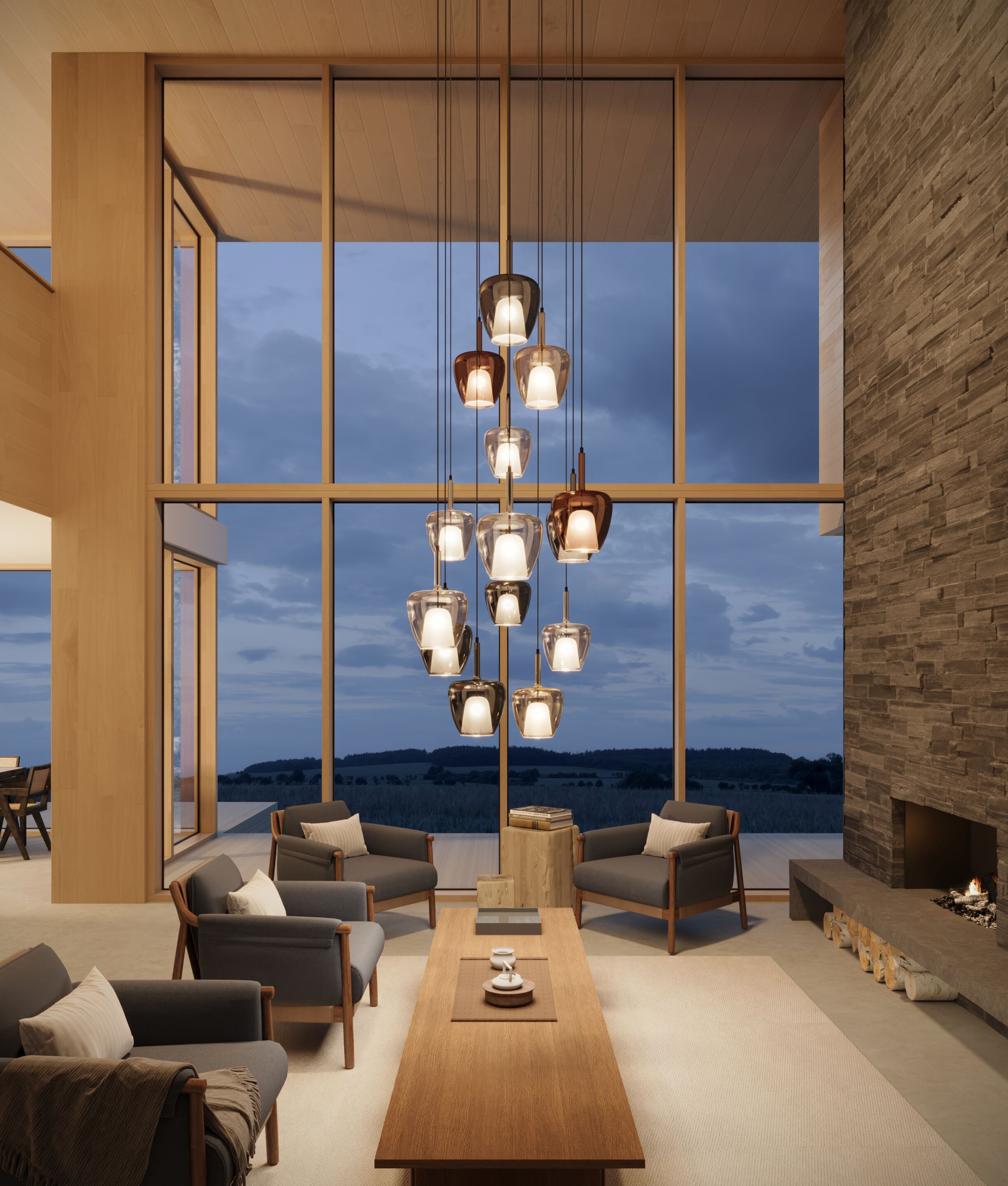 Подвесной светильник из дутого стекла Cangini & Tucci Clos ARCH-00041774 - Вид №5