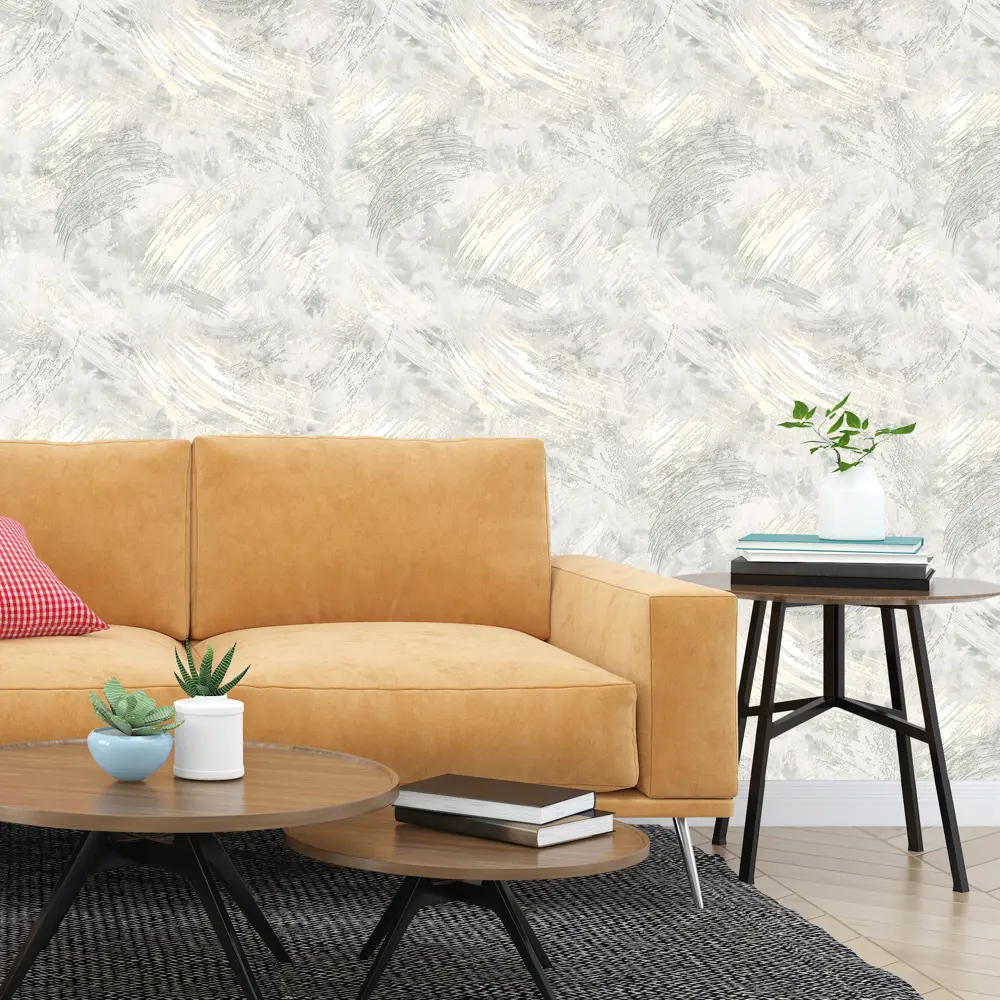 Обои бумажные Мальта-3 серые 0.53 м С25БР Santreyd STLM-2121014 - Вид №3