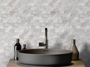 Геометрические тематические обои, экологически чистые