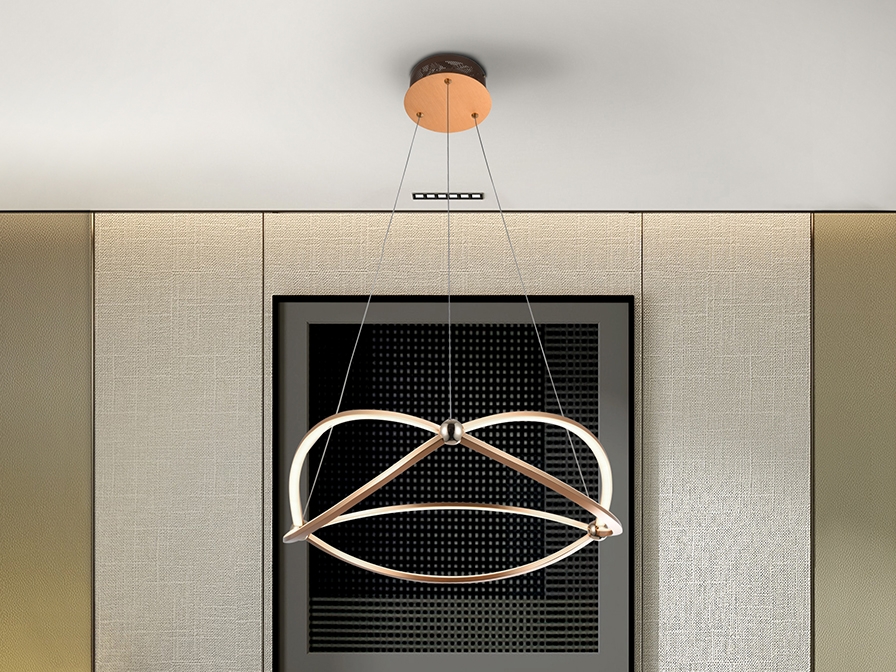 084227 Подвесной светильник LED 60Ø розовое золото Schuller Ocellis  - Вид №2