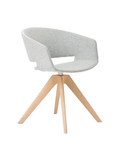 Andreu World Мягкое вращающееся кресло Ronda So0460 - Вид №1