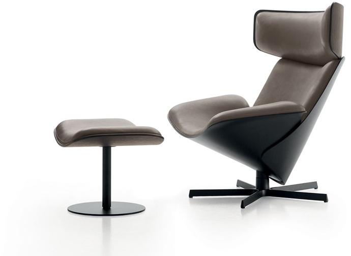 B&B Italia 5-спицевое поворотное кресло с подголовником Almora sun-id-1437442 - Вид №2