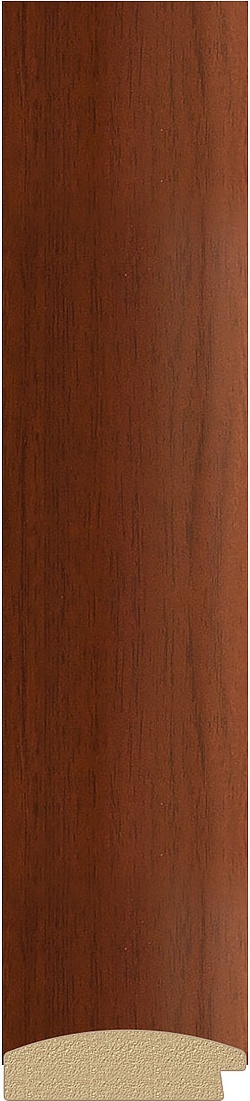 BY 7073 Зеркало в багетной раме - орех 65 mm EVOFORM Octagon - Вид №3