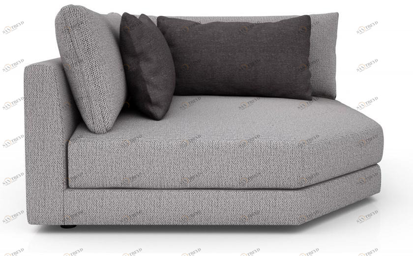 Huppé Угловое кресло из ткани с подлокотниками Edward HUPPE sun-id-1362689