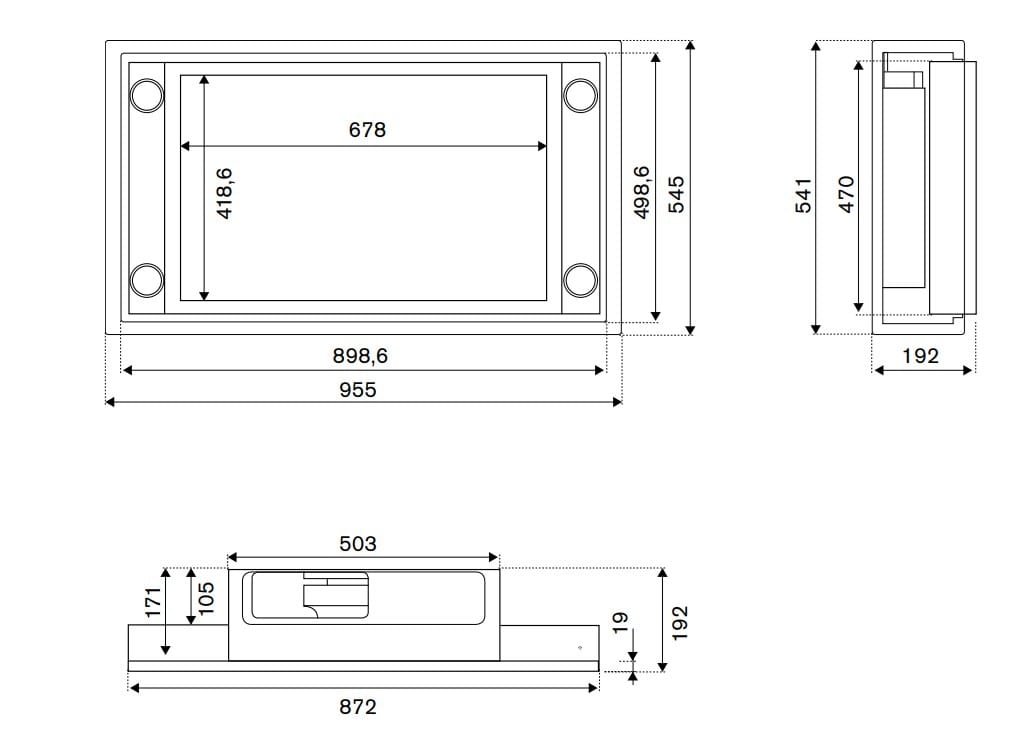 Профессиональный потолочный капот из нержавеющей стали Bertazzoni Professional ARCH-00057698