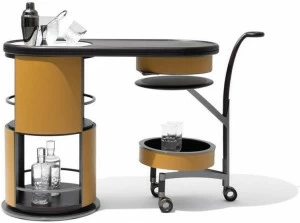 Giorgetti Барный шкаф из орехового дерева