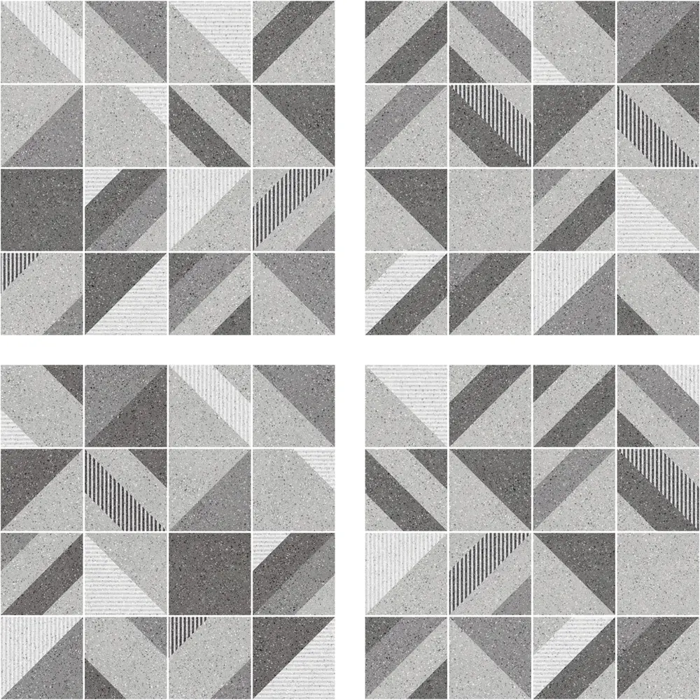 Глазурованный керамогранит Abgres Urban Decor 60x60 см 1.44 м² матовый цвет серый Santreyd STLM-2051204 - Вид №2