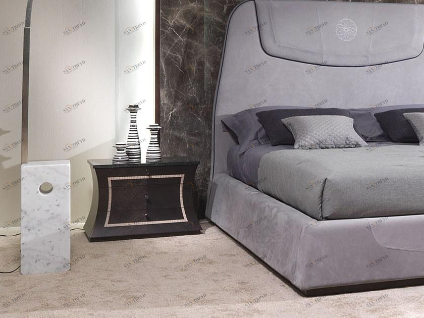 Carpanelli Прямоугольная тумбочка из дерева с ящиками Optical skin Cd31