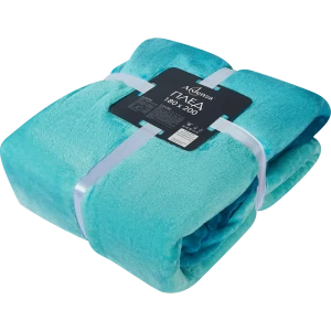 Плед Gradient 180x200 см фланель цвет бирюзовый