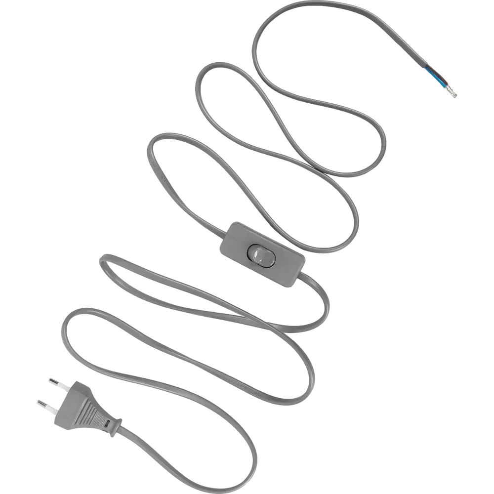 TDM ELECTRIC Шнур с выключателем 2 м для светильников и приборов 82602418 STLM-0031193