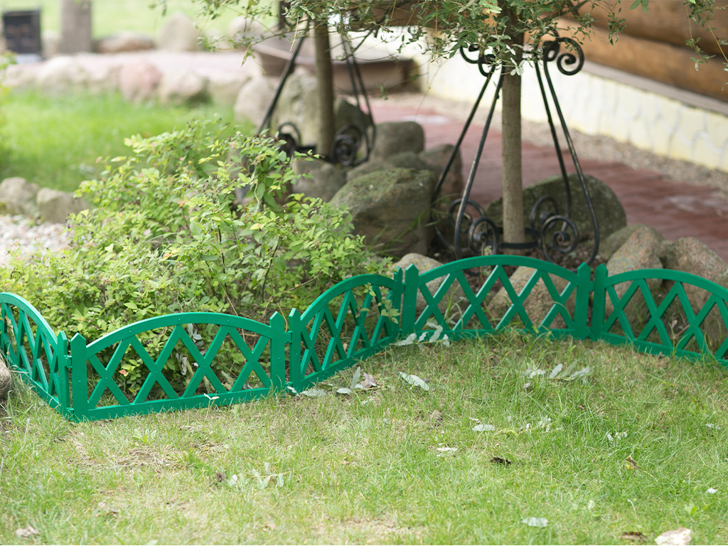 Забор декоративный "MODERN" №4, 5 шт, длина 3 метра, зелёный ГеоПластБорд GPBST-166 - Вид №4