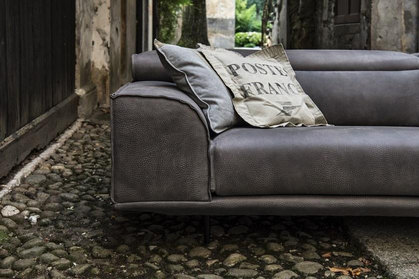 Gobbo Salotti Кожаный диван с подголовником sun-id-1420348 - Вид №1